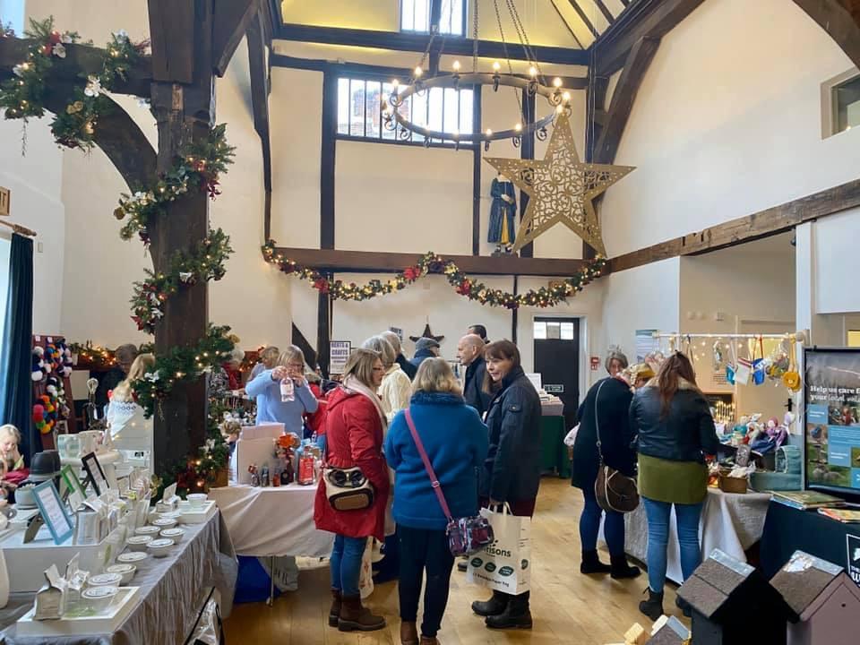 Place House Hall during Ware's Dickensian Evening  - Place House Ware -  Hertfordshire Building Preservation Trust